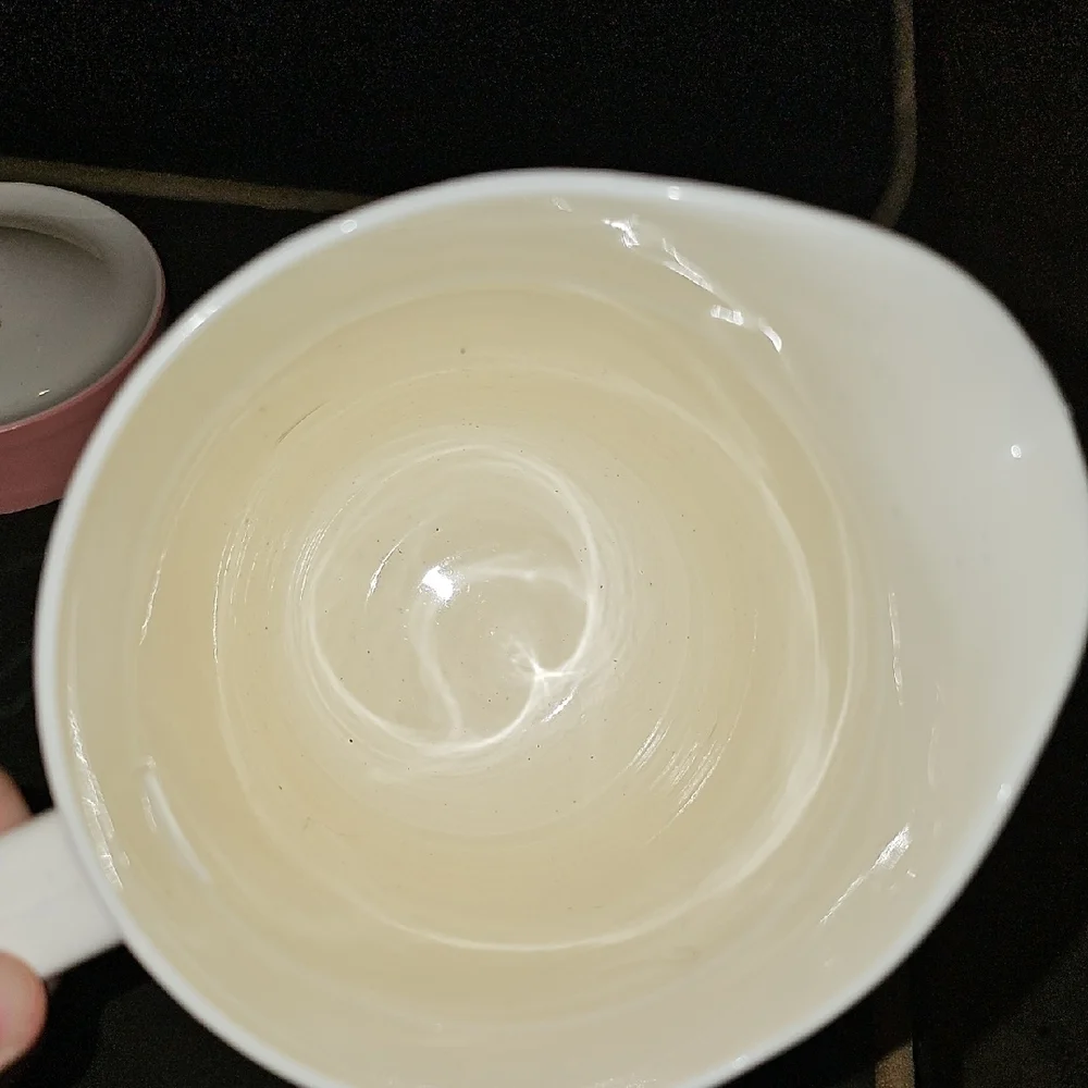 NWT RETRO Vacron Ware Pink White Pitcher 60s Server Carafe Vintage Home Decor